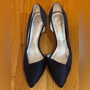 Adrianna Papell Blue Satin Heels size 9 1/2